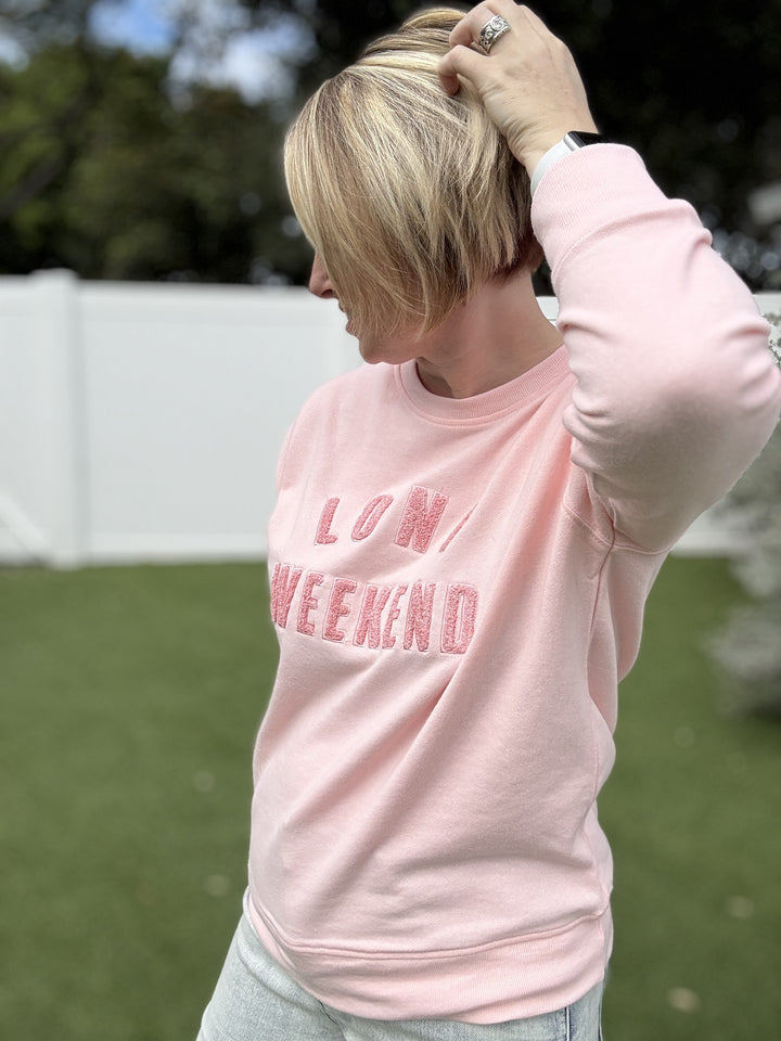 Long Weekend Sweater in Pink - Reg & Curvy