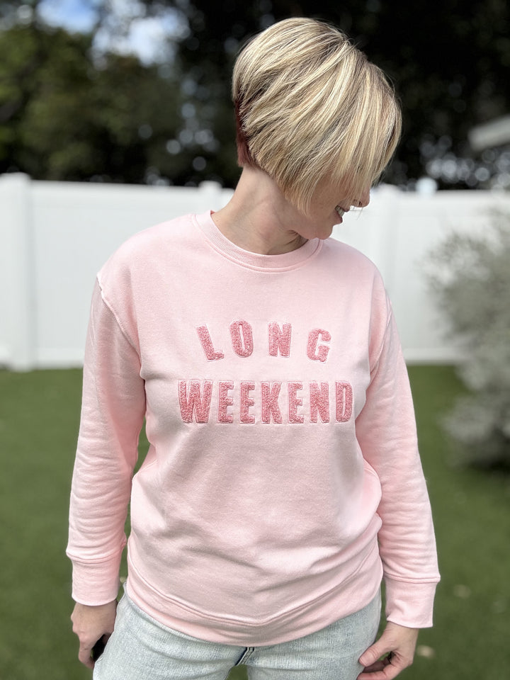 Long Weekend Sweater in Pink - Reg & Curvy