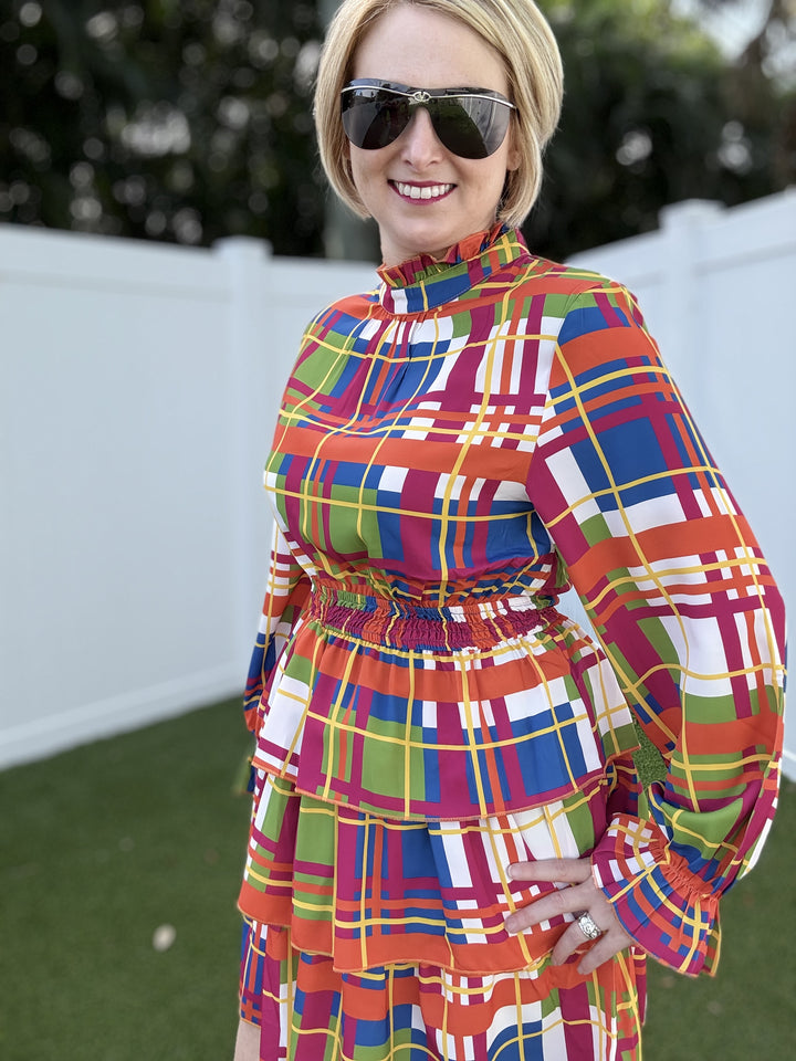 Keep On Charming Plaid Dress - Reg & Curvy