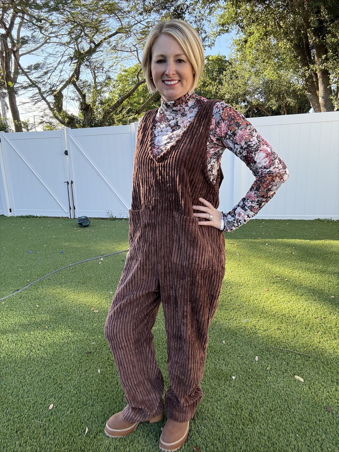 Cozy Soft Corduroy Jumpsuit