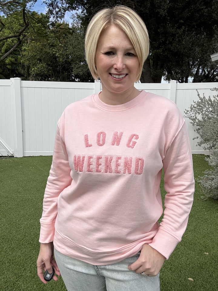 Long Weekend Sweater in Pink - Reg & Curvy