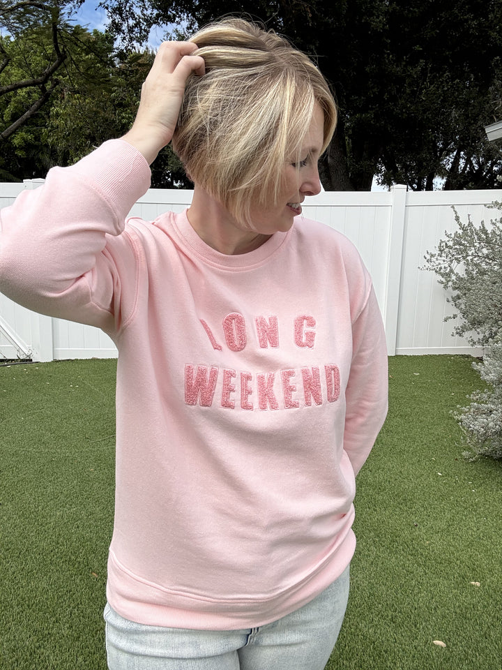 Long Weekend Sweater in Pink - Reg & Curvy