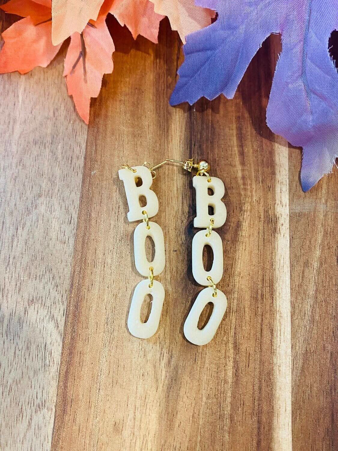 BOO Dangle Earrings - 2 Colors - Lolo Viv Boutique