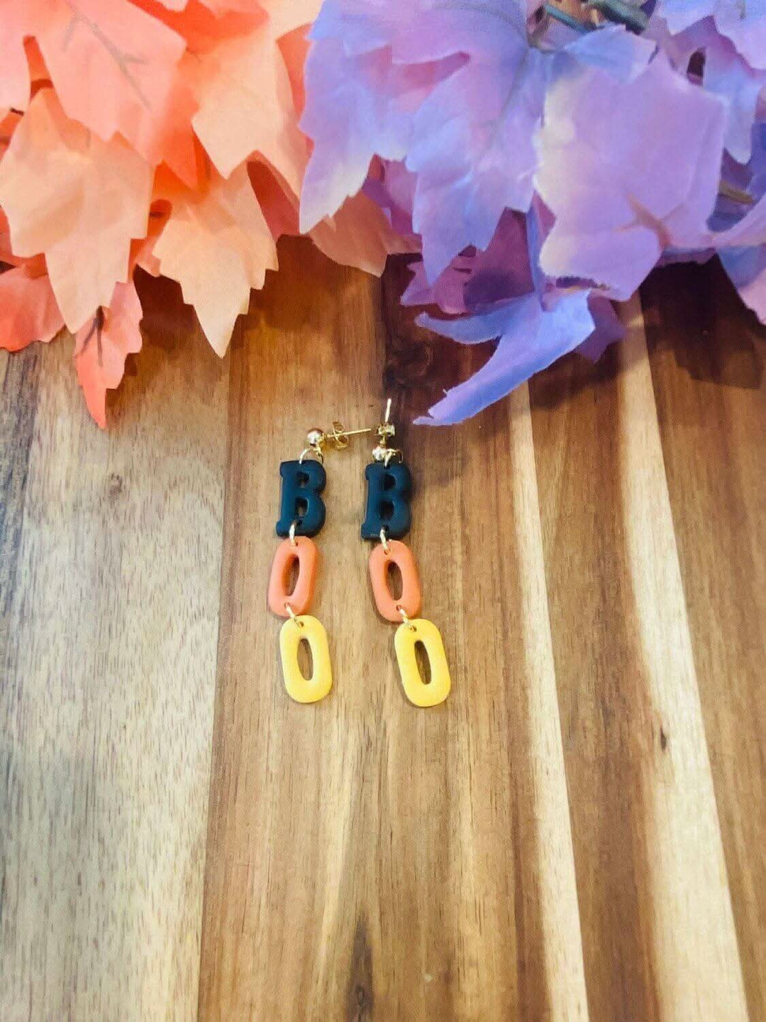 BOO Dangle Earrings - 2 Colors - Lolo Viv Boutique