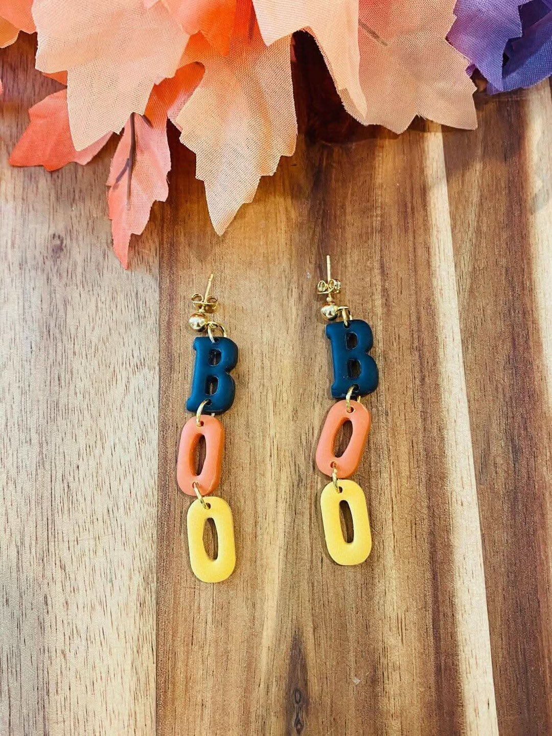 BOO Dangle Earrings - 2 Colors - Lolo Viv Boutique