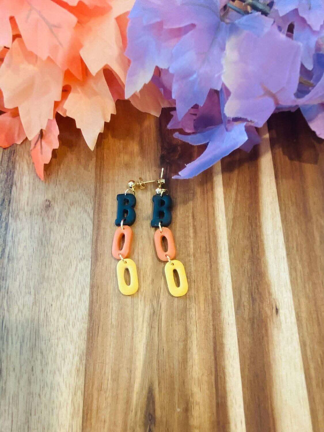 BOO Dangle Earrings - 2 Colors - Lolo Viv Boutique