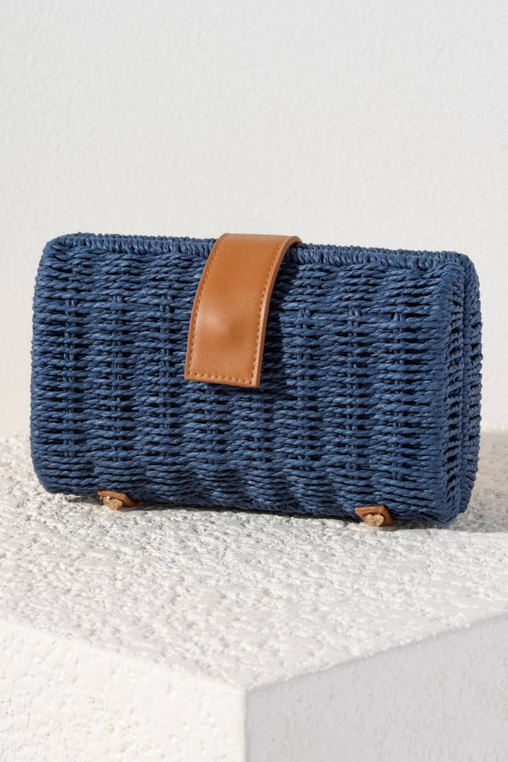 Classic Navy Crossbody Clutch - Lolo Viv Boutique