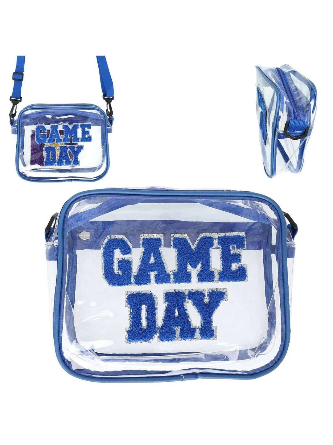 Clear Crossbody Game Day Bag - 2 Colors - Lolo Viv Boutique