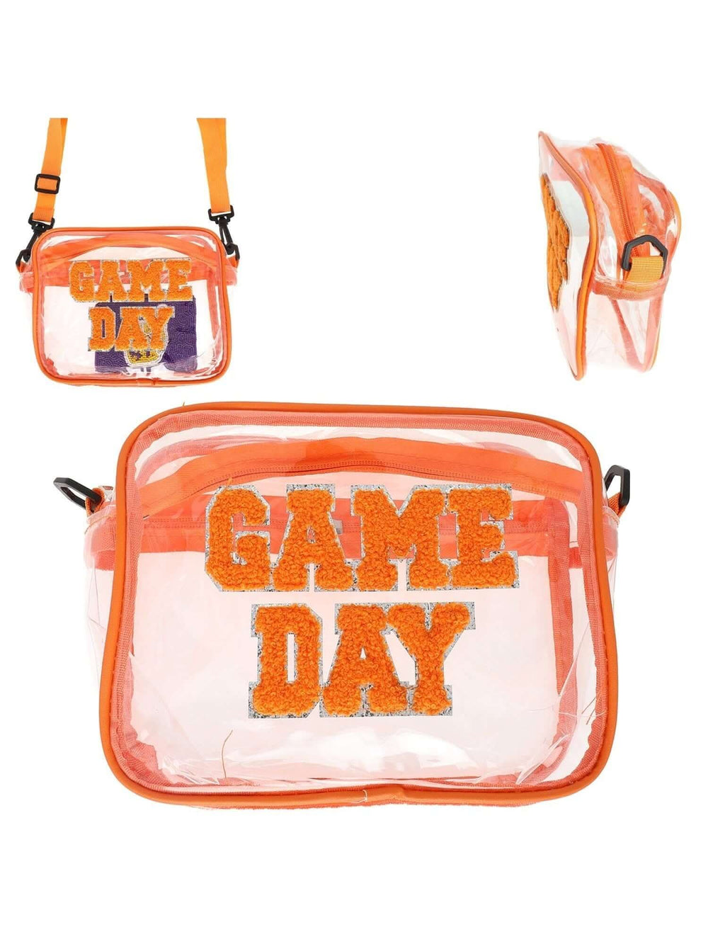 Clear Crossbody Game Day Bag - 2 Colors - Lolo Viv Boutique