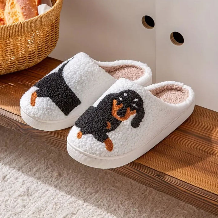 Cozy Dachshund Slippers - Lolo Viv Boutique