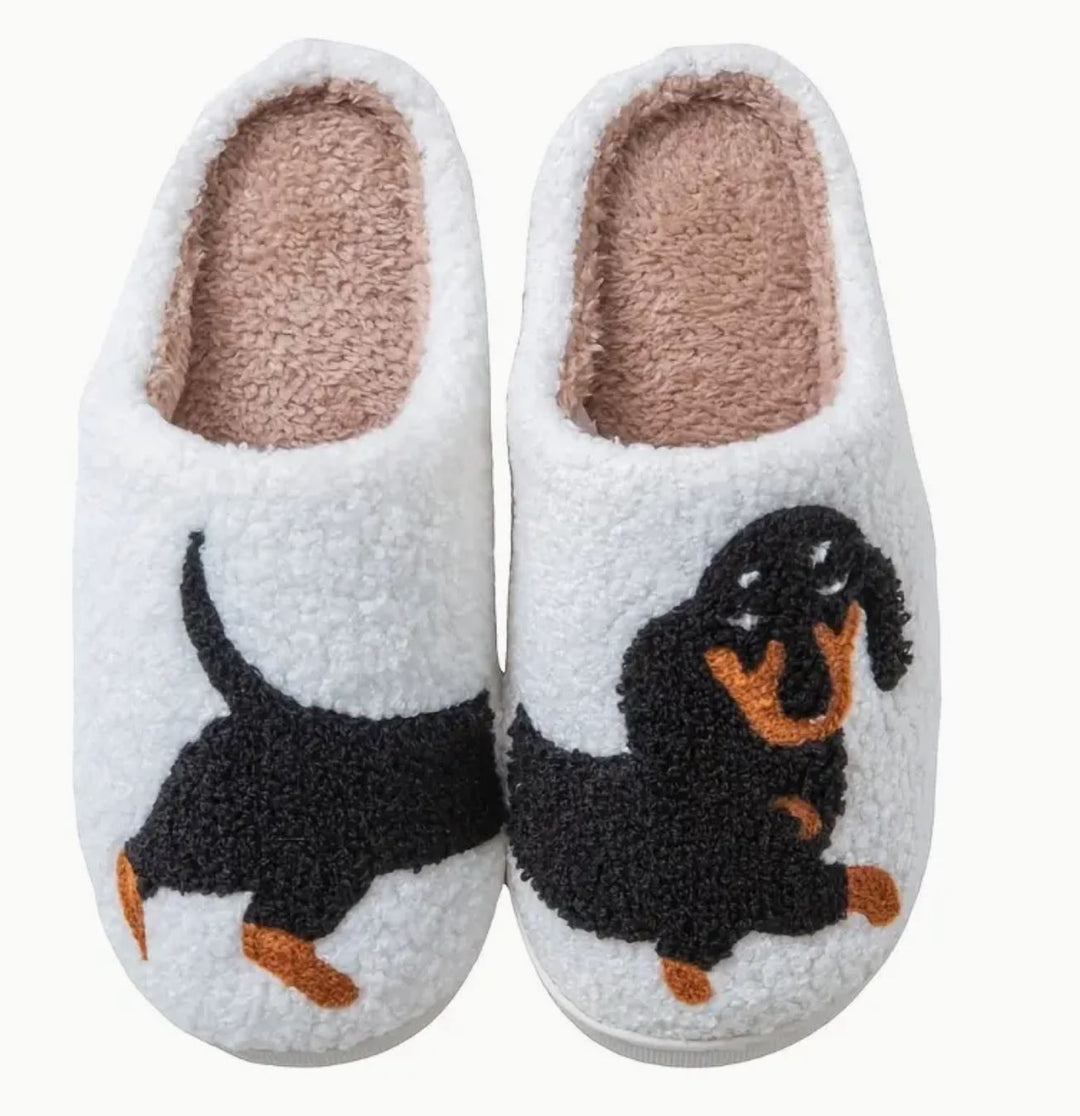 Cozy Dachshund Slippers - Lolo Viv Boutique