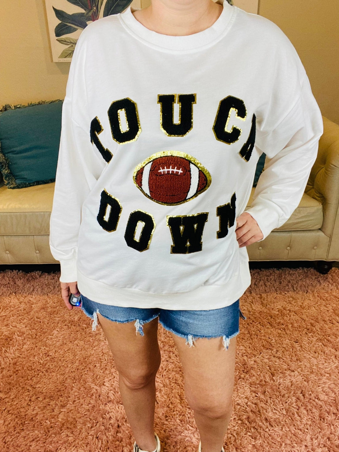 Game Day Football Sweater - Lolo Viv Boutique