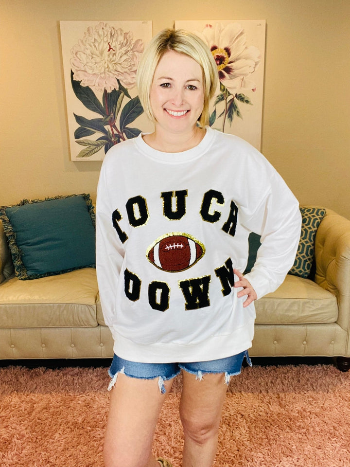 Game Day Football Sweater - Lolo Viv Boutique