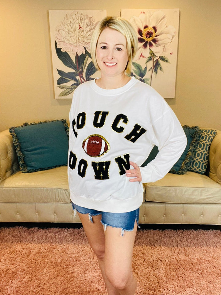 Game Day Football Sweater - Lolo Viv Boutique