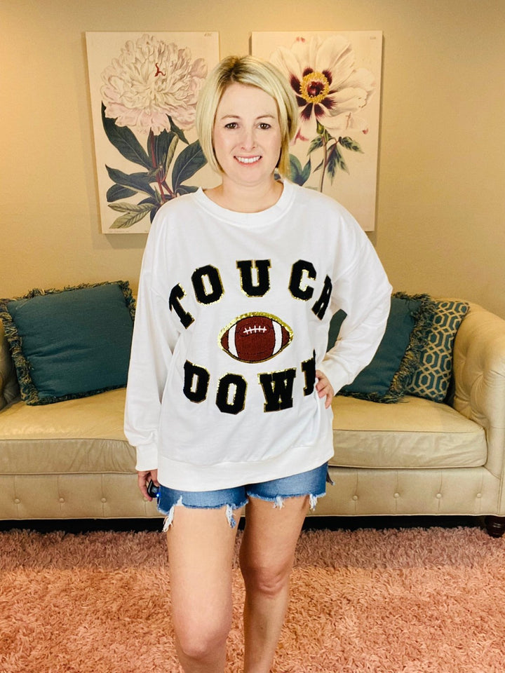 Game Day Football Sweater - Lolo Viv Boutique