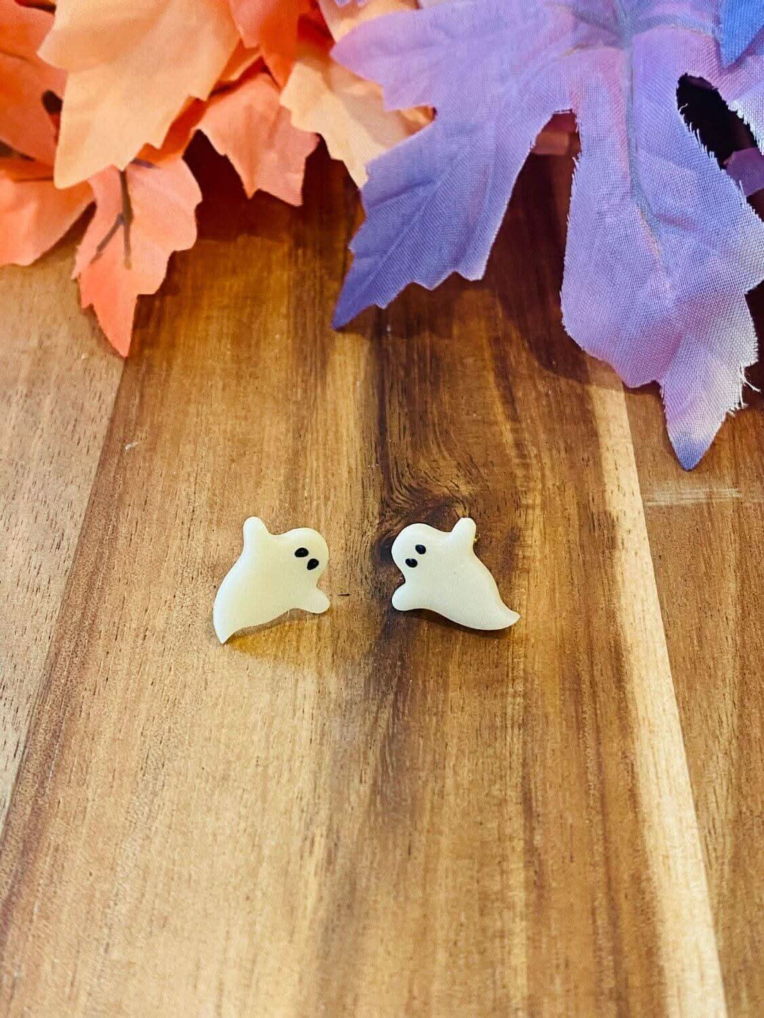 Glow in the Dark Ghost Earrings - Lolo Viv Boutique