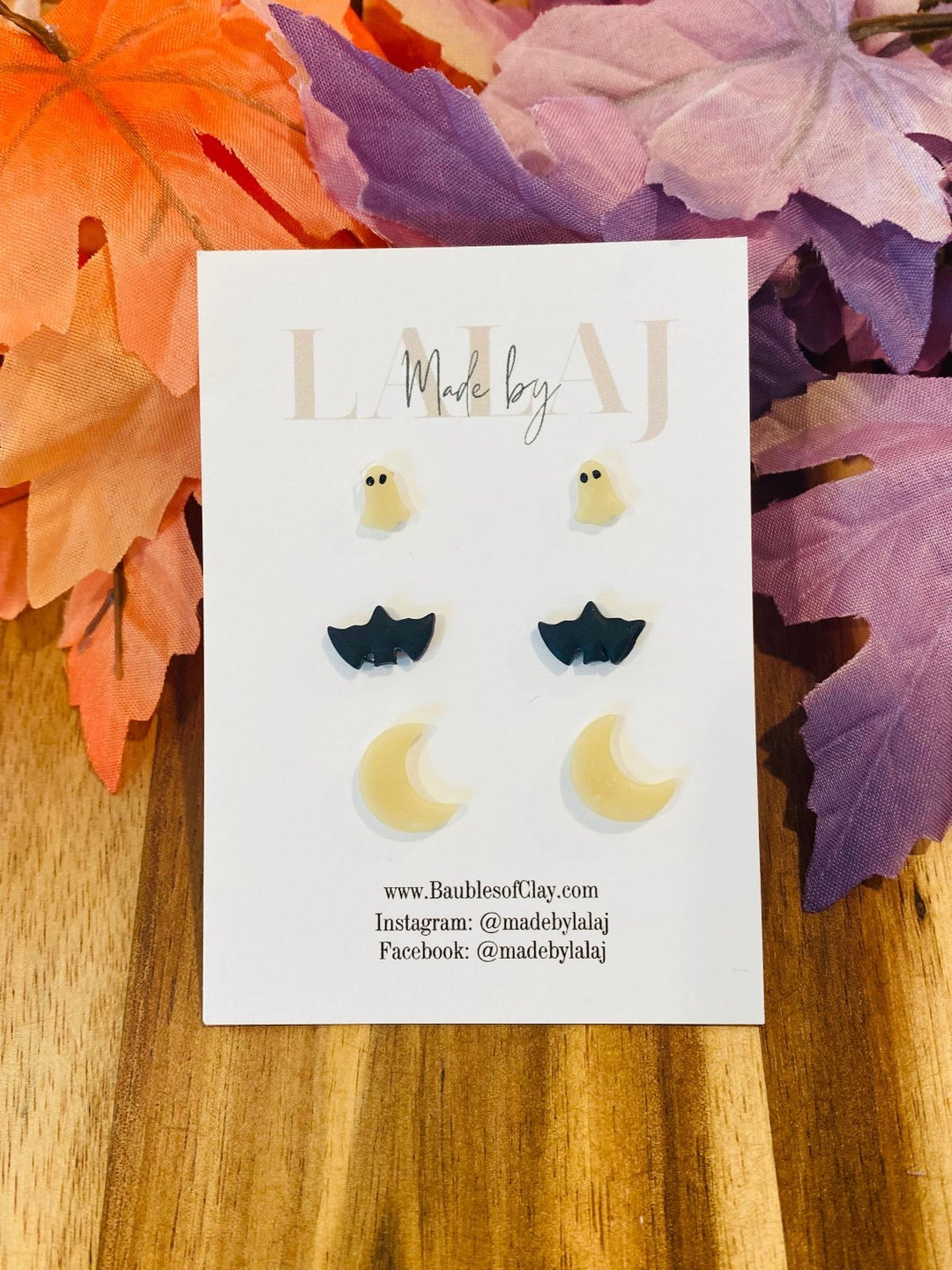 Glow in the Dark Triple Stud Earrings - Lolo Viv Boutique