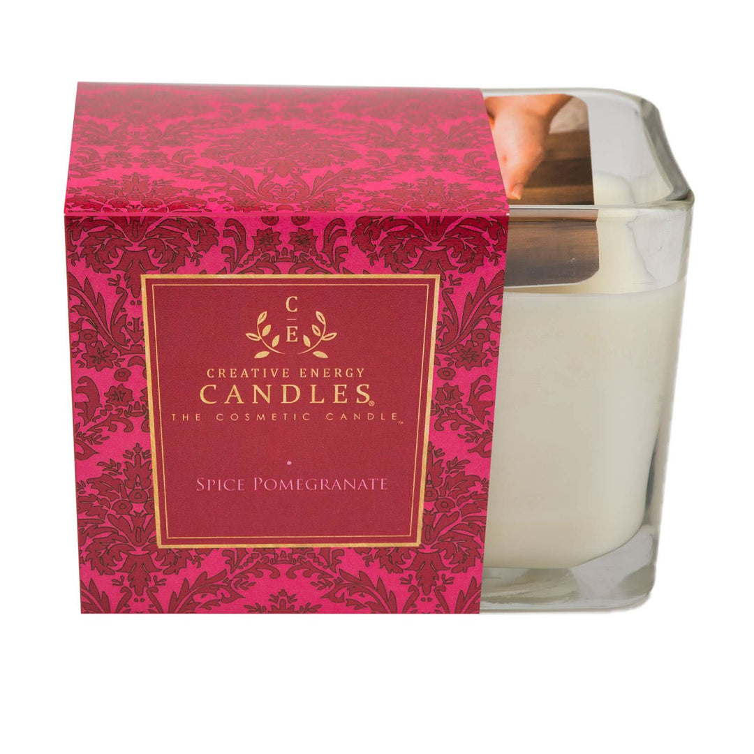 Holiday Spiced Pomegranate: 2 - in - 1 Soy Lotion Candle - Lolo Viv Boutique