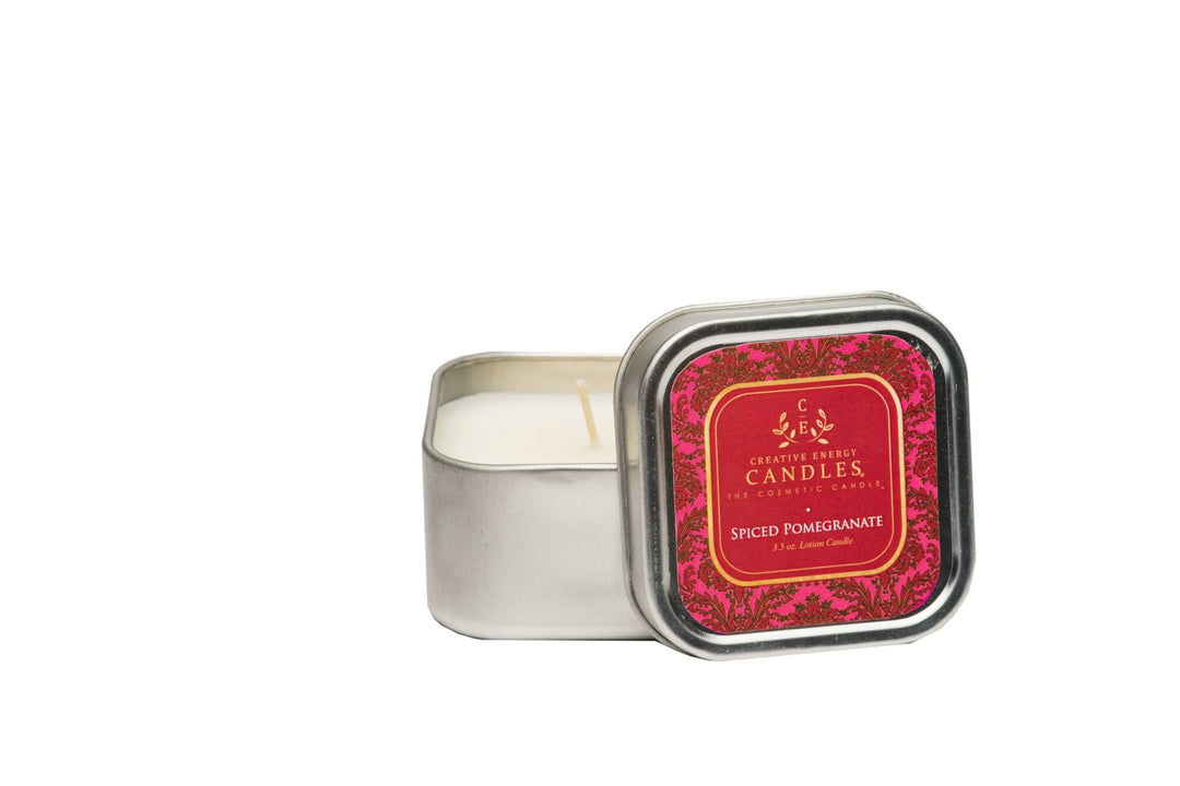 Holiday Spiced Pomegranate: 2 - in - 1 Soy Lotion Candle - Lolo Viv Boutique