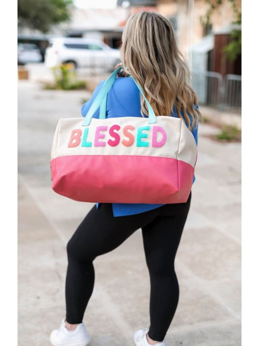 Jadelynn Brooke Blessed Duffel Bag - Lolo Viv Boutique