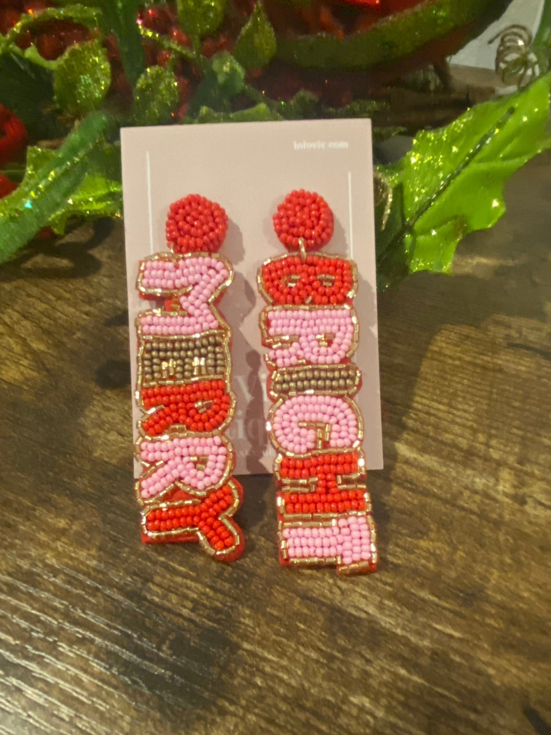 Merry & Bright Beaded Earrings - Lolo Viv Boutique