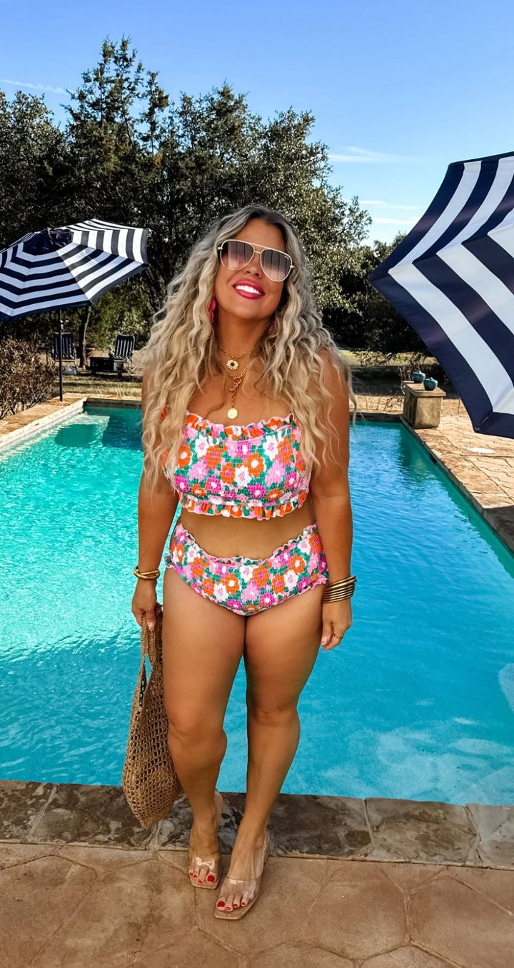 *PREORDER* Amalfi Blooms Swim Set - Reg & Curvy - Lolo Viv Boutique