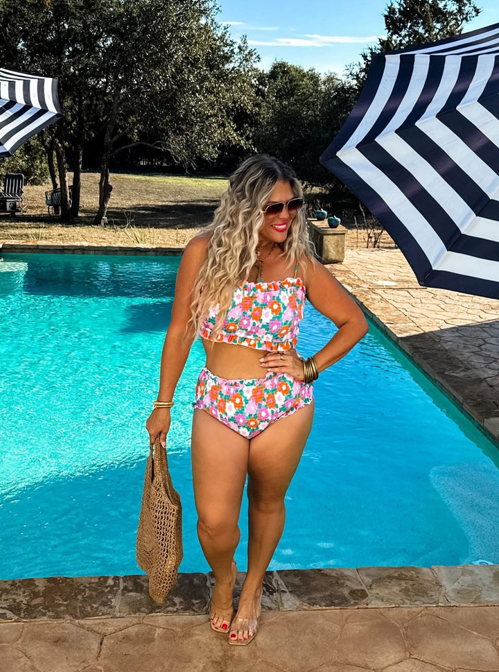 *PREORDER* Amalfi Blooms Swim Set - Reg & Curvy - Lolo Viv Boutique