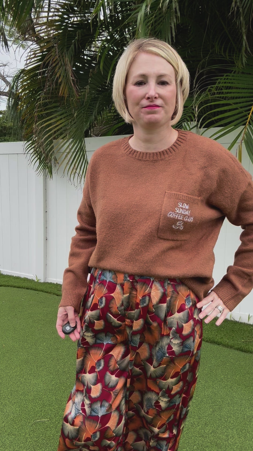 Slow Sunday Coffee Club Pullover Sweater