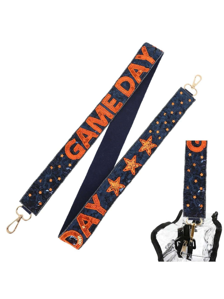 Sequined Game Day Purse Strap - 2 Colors - Lolo Viv Boutique