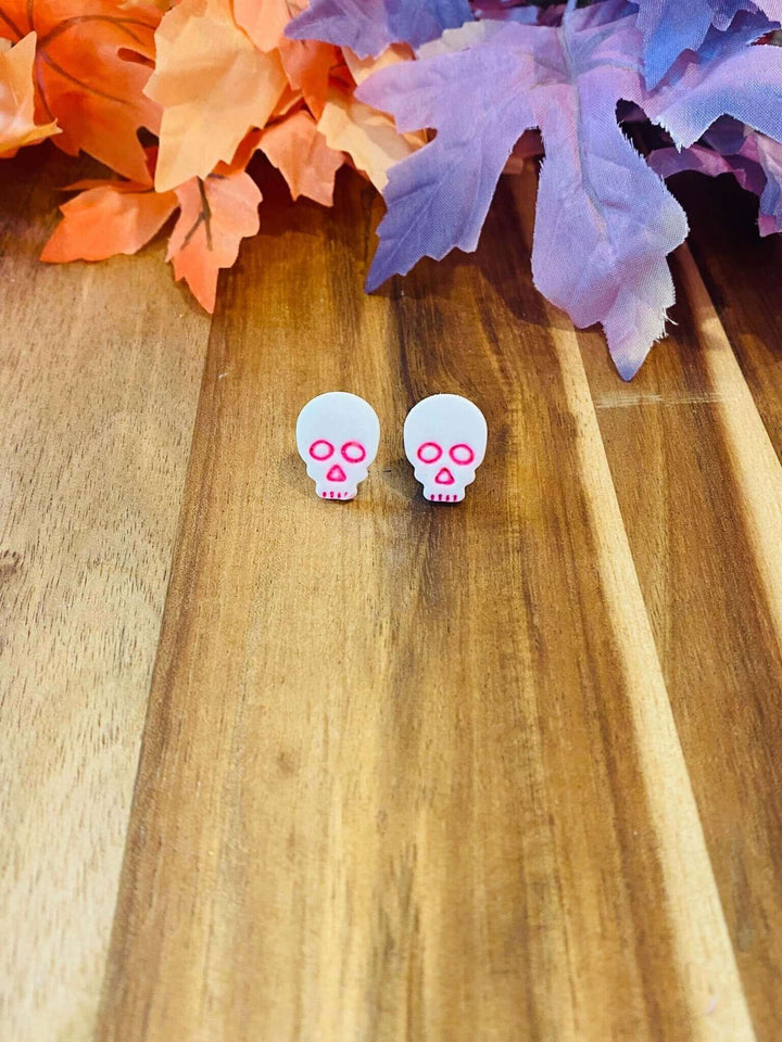 Skull Stud Earrings - 2 Colors - Lolo Viv Boutique