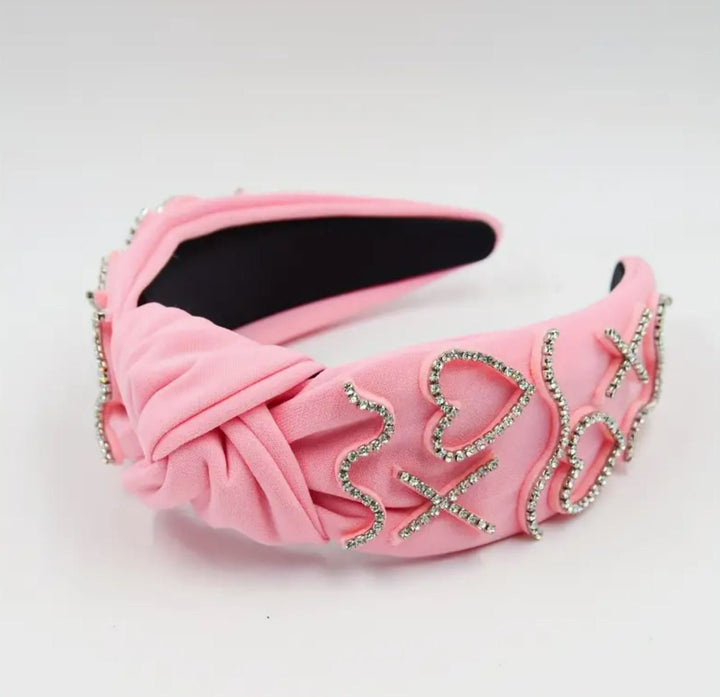 XOXO Rhinestone Headband - 2 Colors - Lolo Viv Boutique